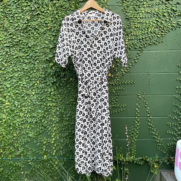 Fabienne Chapot | Brizo Leopard Dress | Size 6/8 - Picture 7 of 15